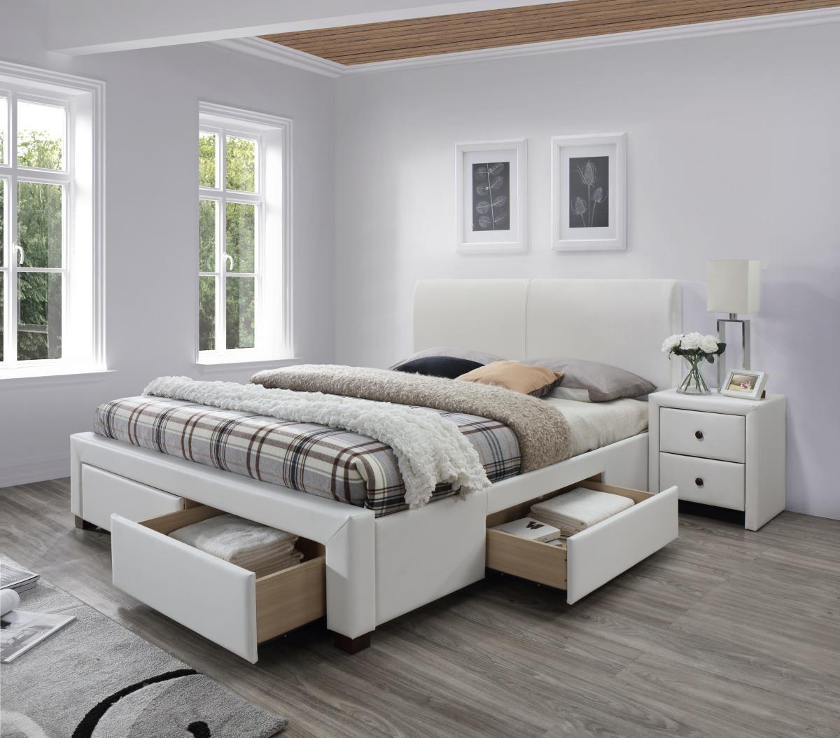 Кровать Halmar Modena 2 (белый)