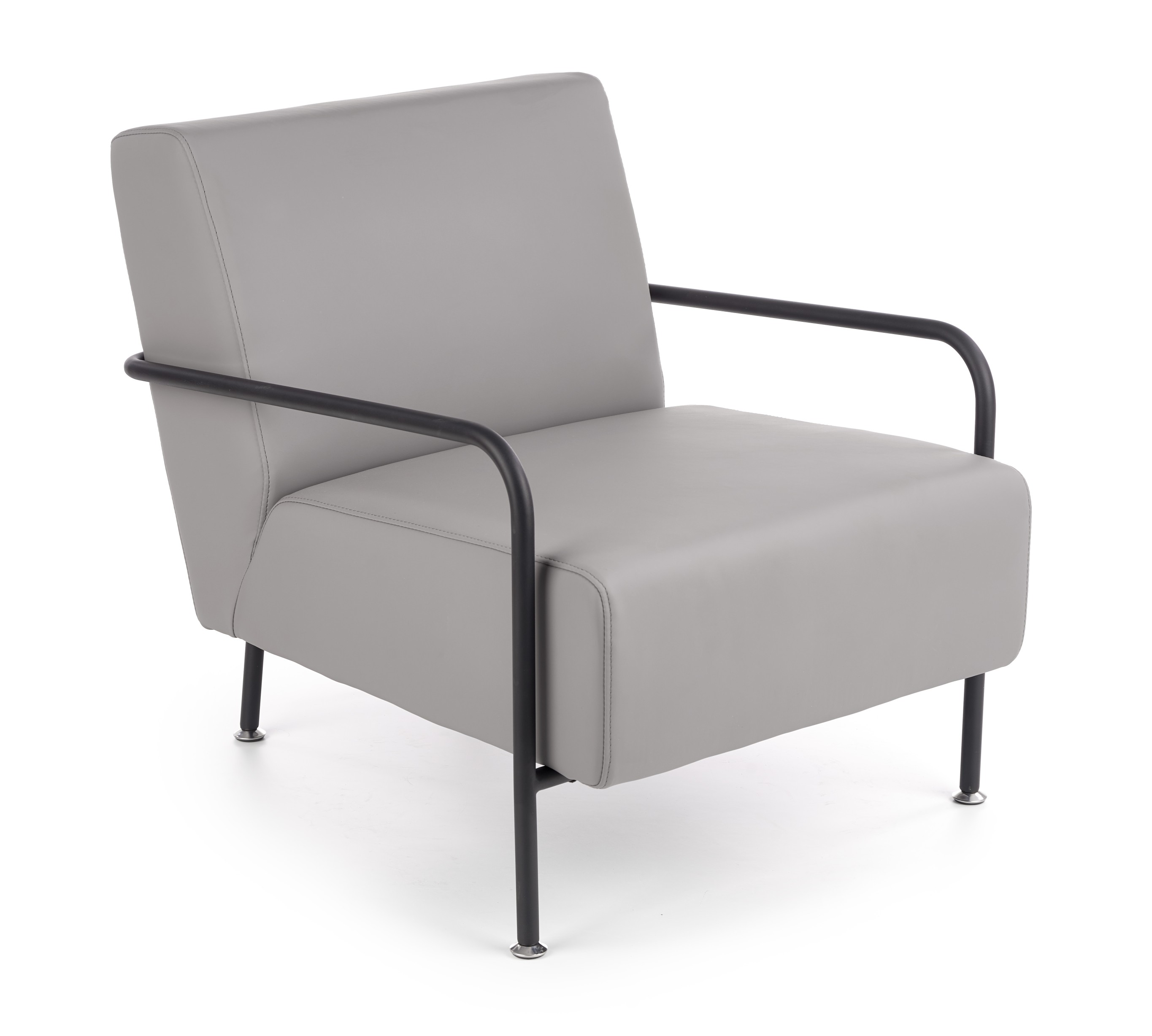Кресло для отдыха HALMAR CUPER, серый / черный 