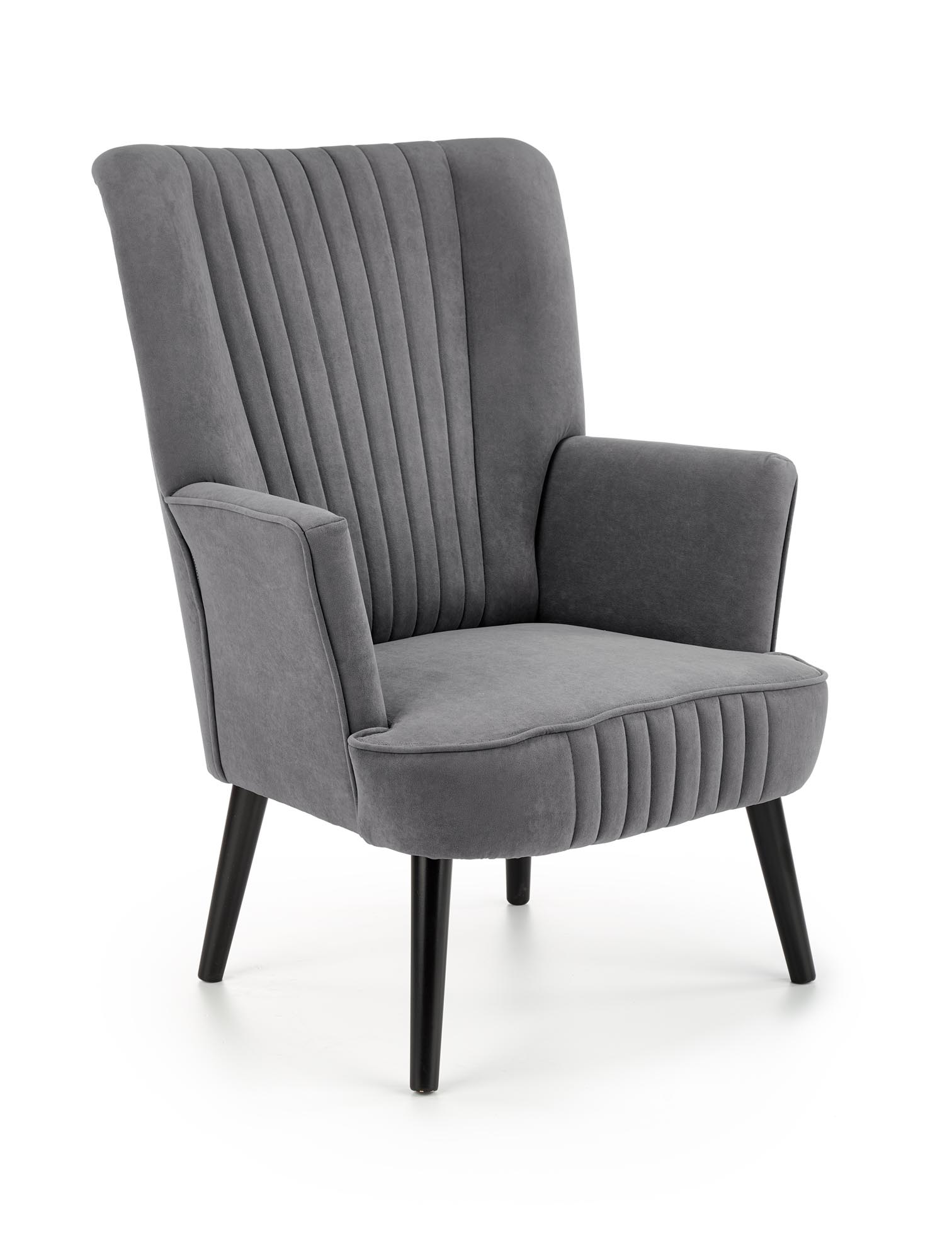 Кресло для отдыха HALMAR DELGADO, серый 