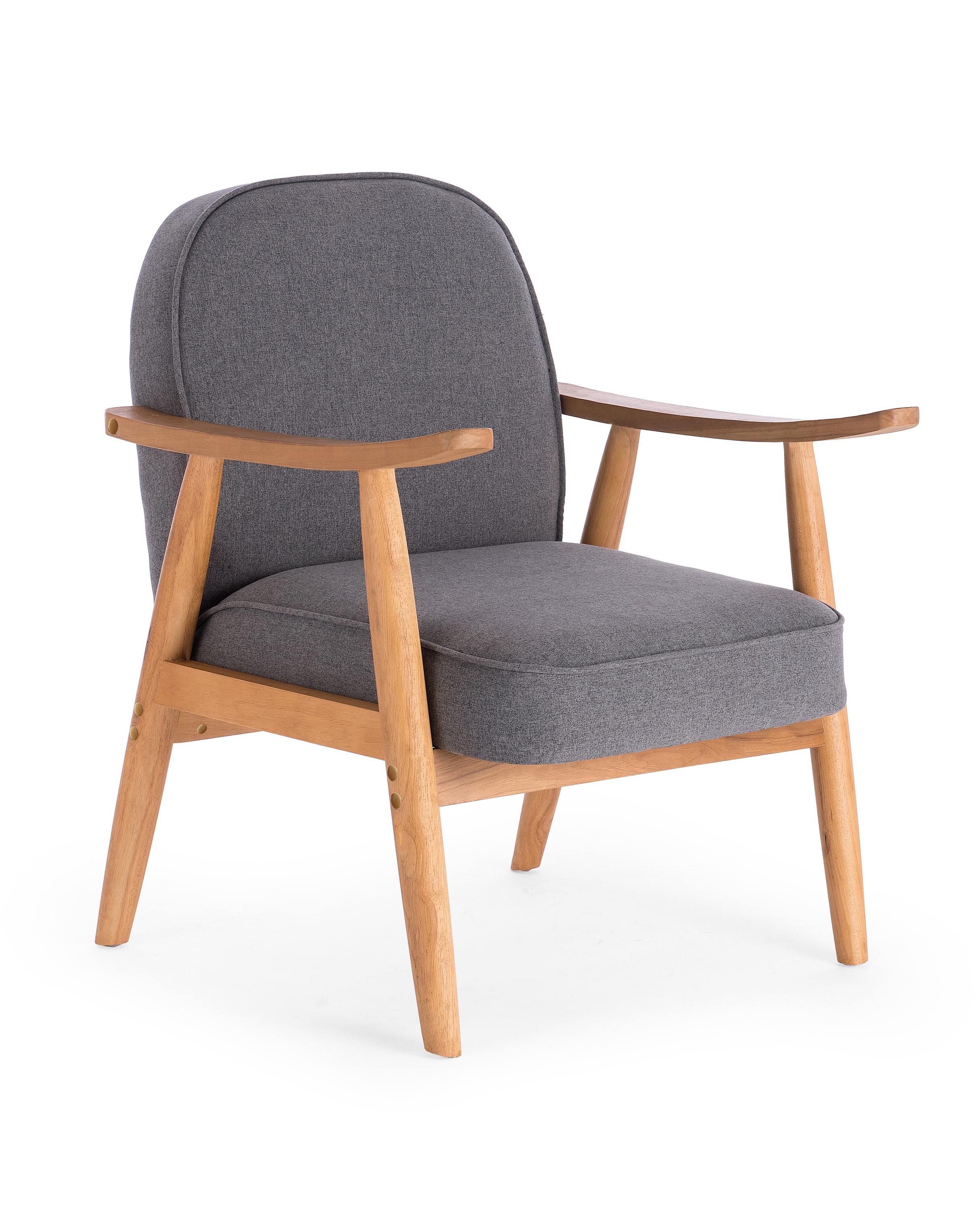 Кресло для отдыха HALMAR RETRO, серый 