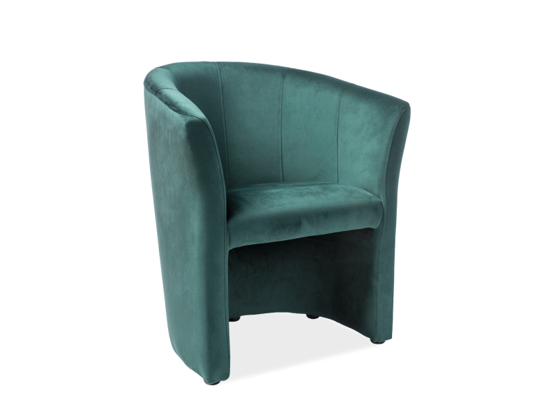 Кресло SIGNAL TM-1 VELVET, зеленый, тк. BLUVEL 78 