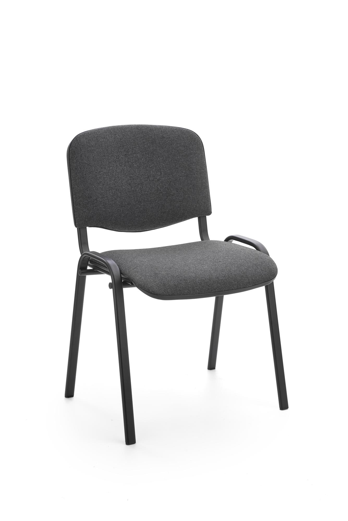 стул для посетителей изо черный ткань хром