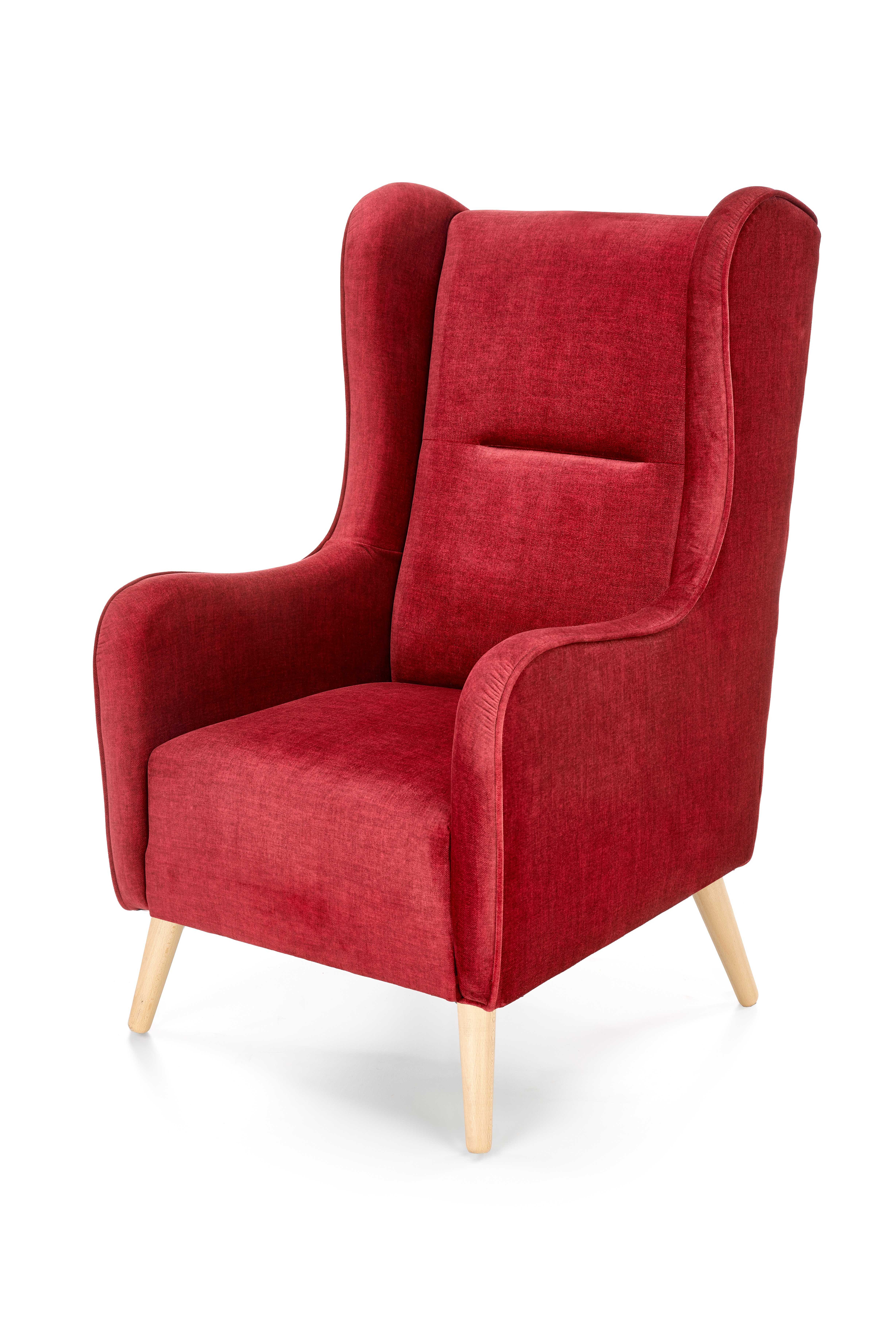 Кресло для отдыха HALMAR CHESTER 2, бордовый, тк. Vogue 7 Bordeaux 