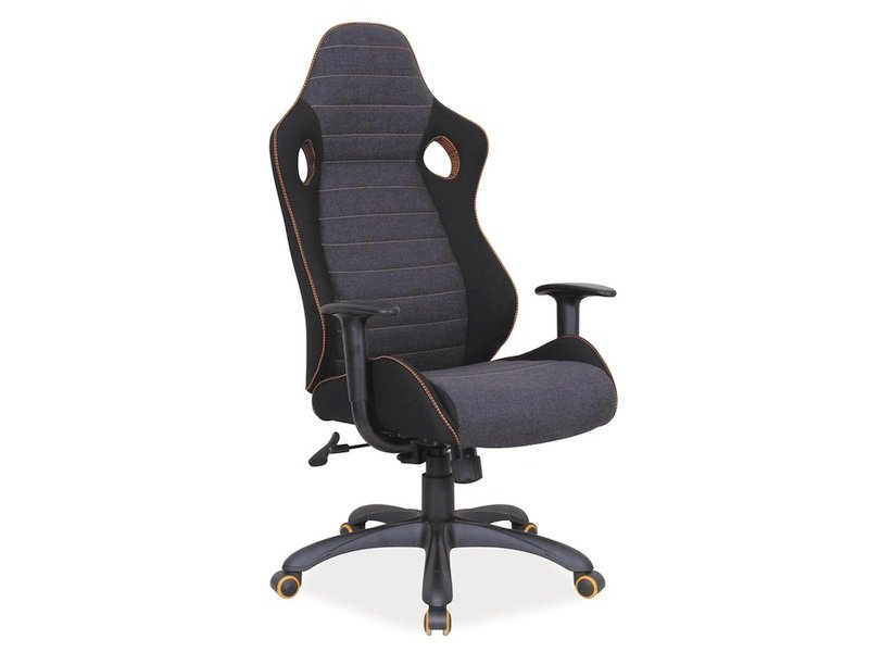 Кресло поворотное SIGNAL Q-229, чёрный / серый