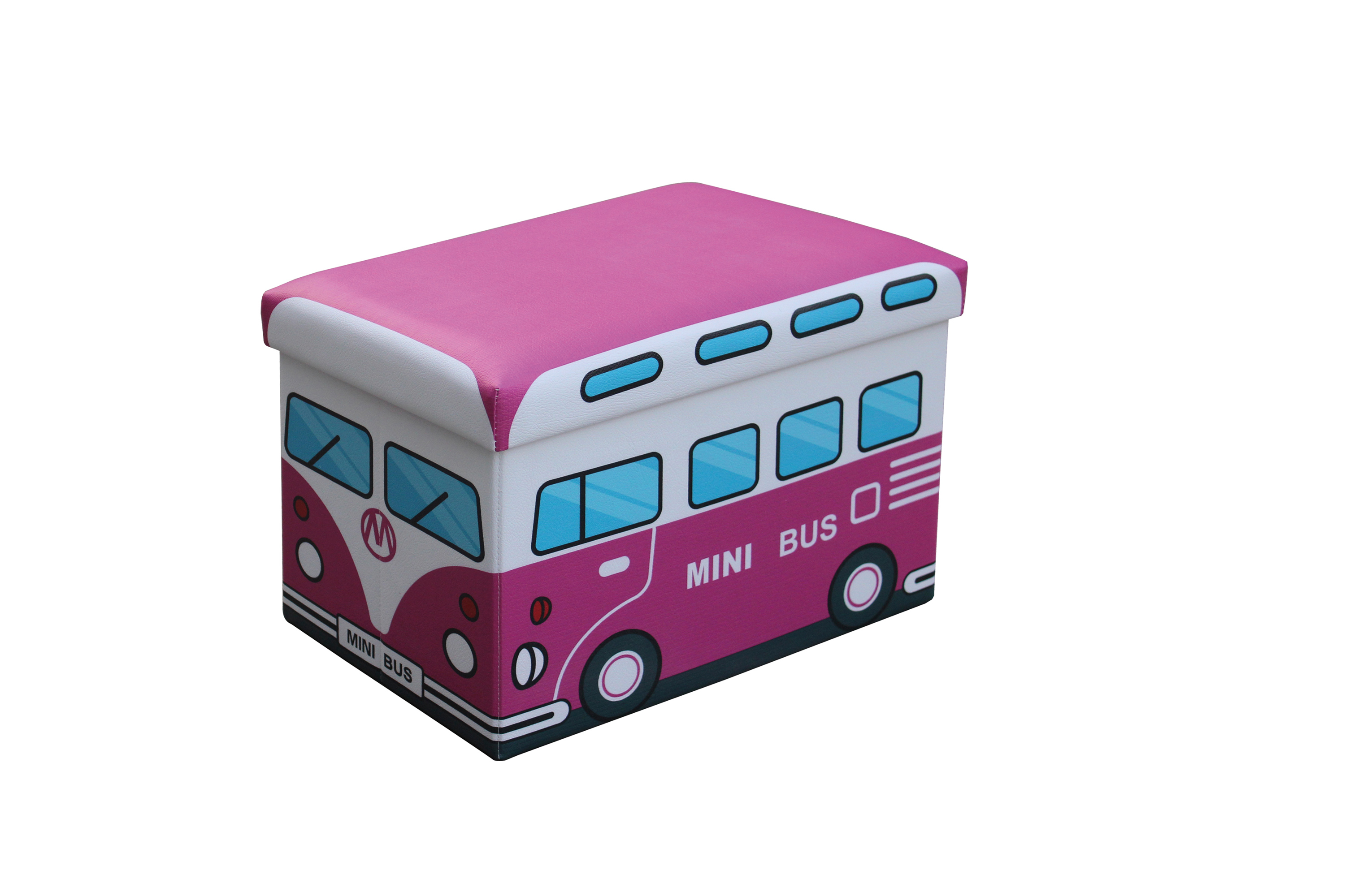 Пуф-автобус HALMAR KIRI, розовый 