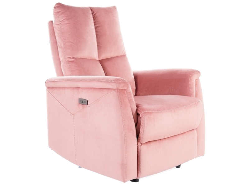 Кресло раскладное SIGNAL NEPTUN VELVET, античный розовый BL52 
