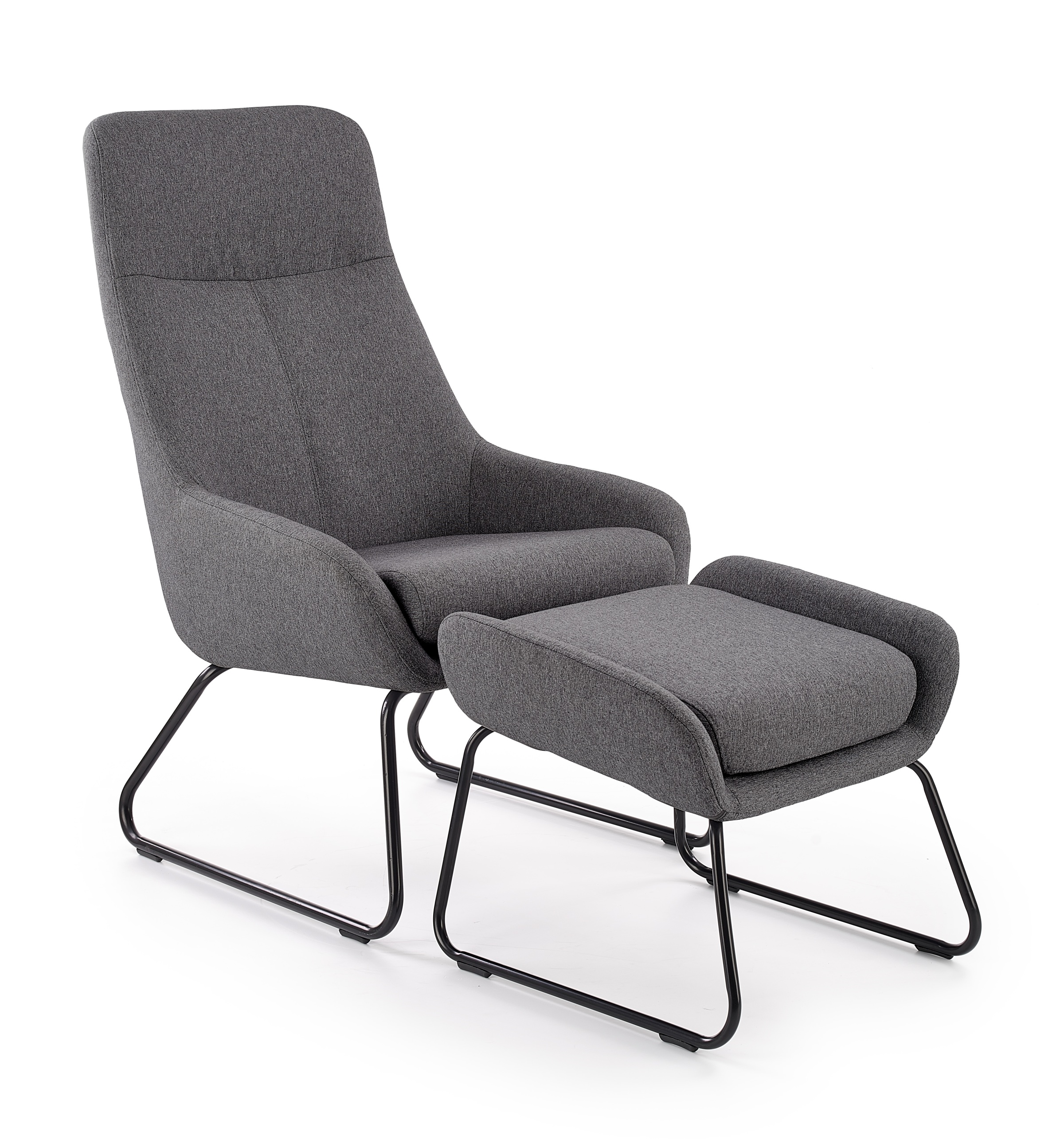 Кресло для отдыха HALMAR BOLERO, серый 