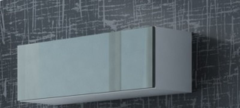 Шкаф VIGO 90 с дверцей, белый / серый глянец 