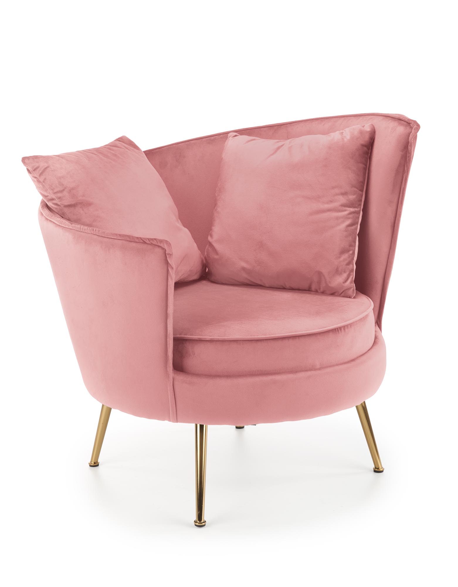 Кресло для отдыха HALMAR ALMOND, розовый 