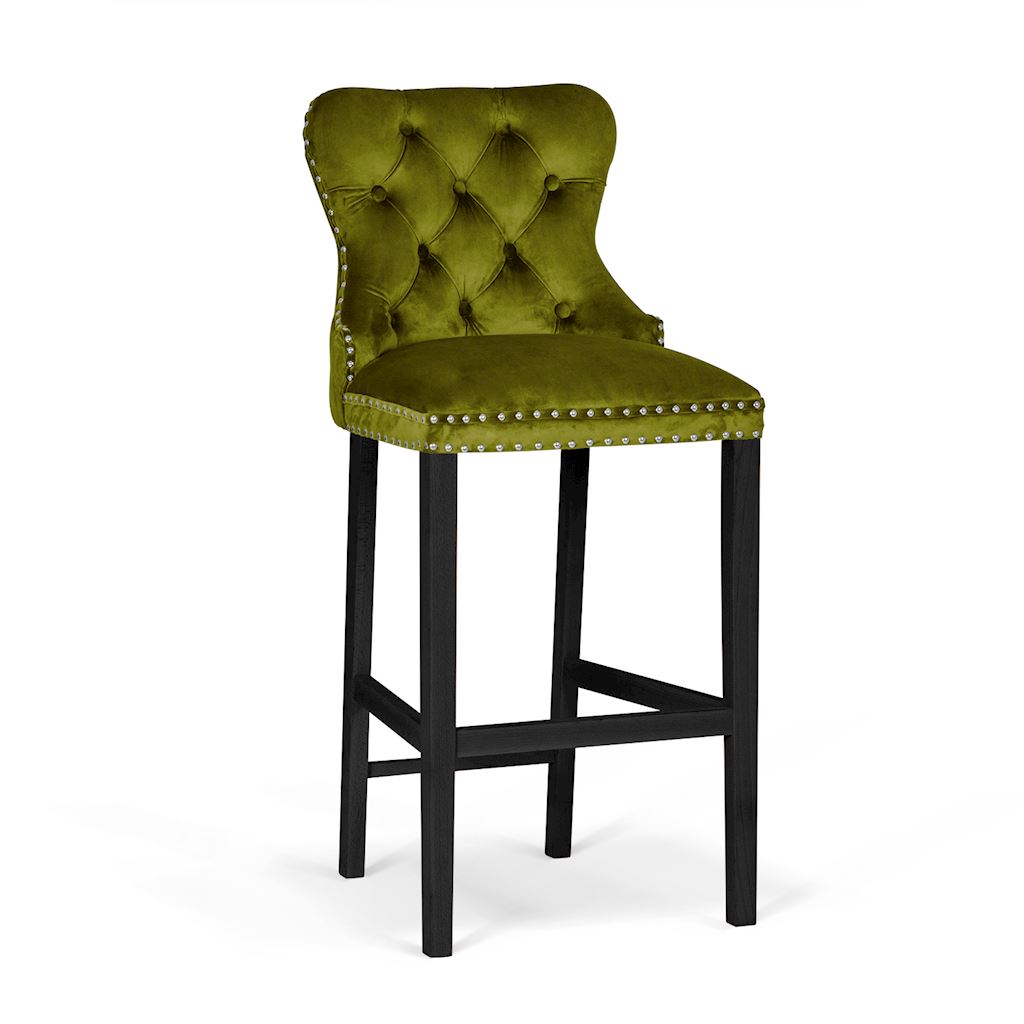 Фото и описание стул барный pmg madame, оливковый / ножки черные, bl75