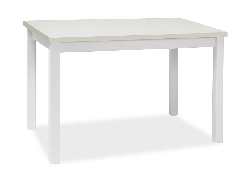 Фото и описание стол signal adam, белый матовый, 120x68