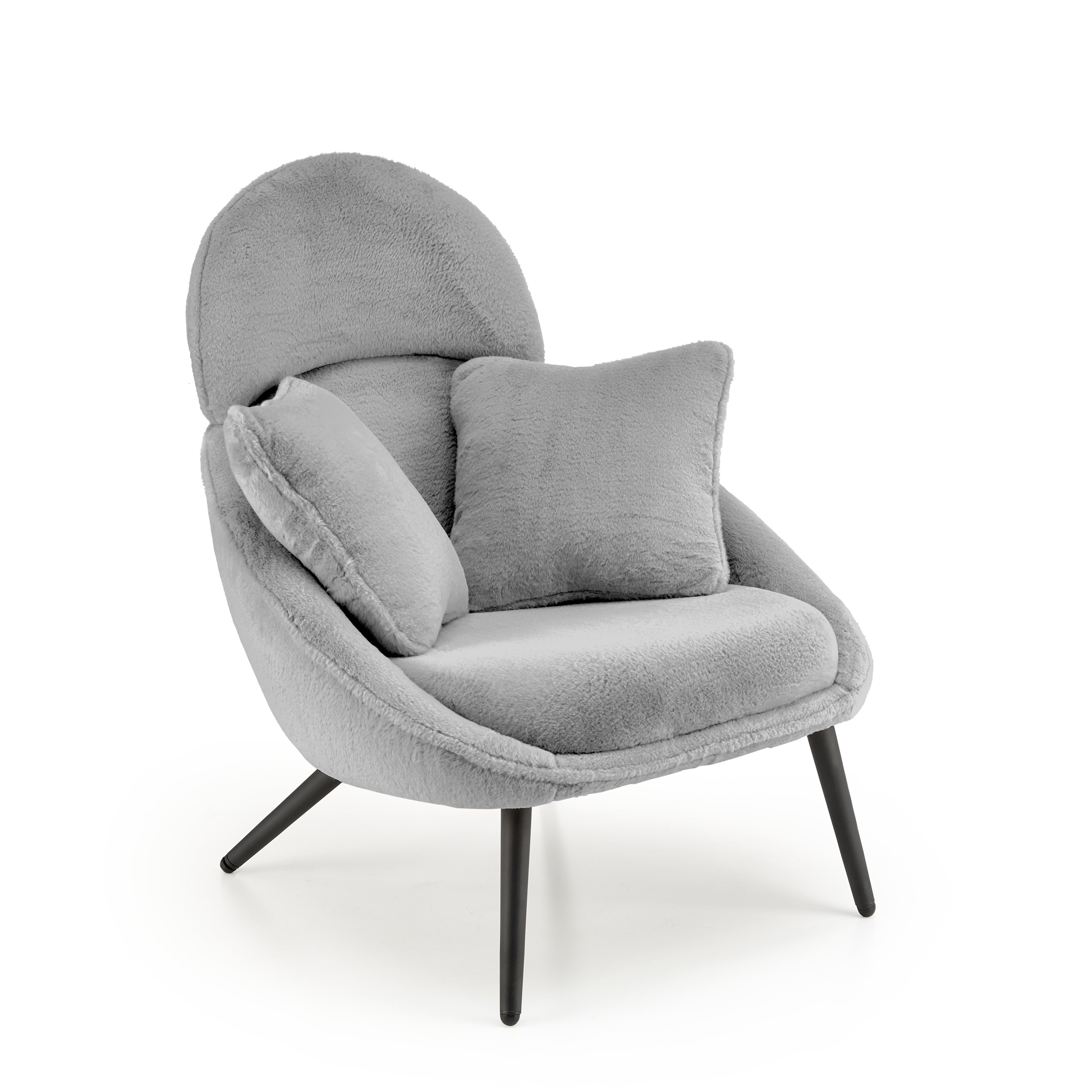 Кресло для отдыха HALMAR MERRY, серый 