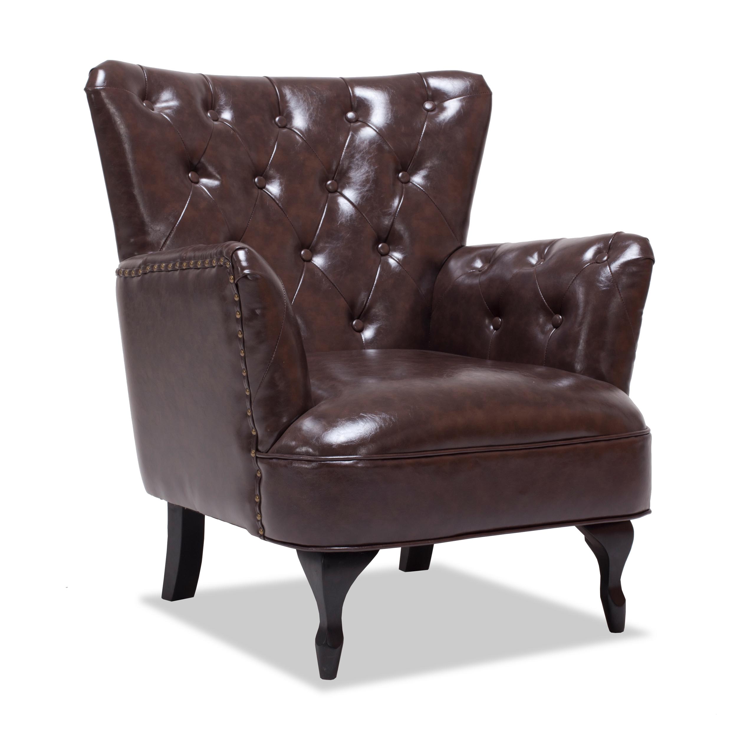 Кресло для отдыха HALMAR CUBANO, т. коричневый 
