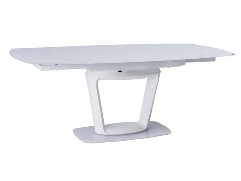 Фото и описание стол signal claudio, белый, 140(200)x100