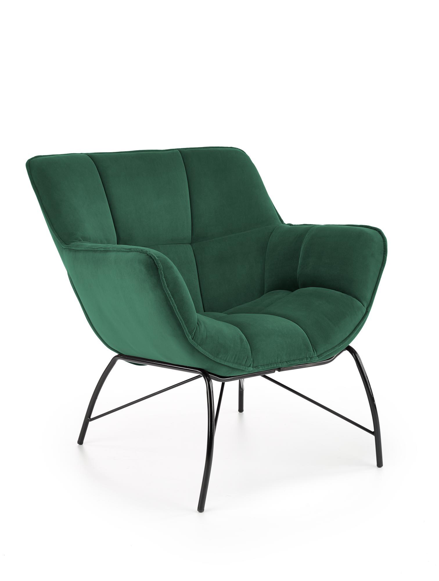 Кресло для отдыха HALMAR BELTON, т.зеленый 