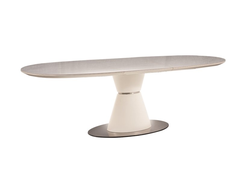 Фото и описание стол signal enigma ceramic, белый матовый, 160(210)x90