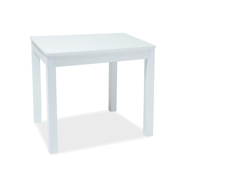 Фото и описание стол signal eldo, белый, 80(160)x80